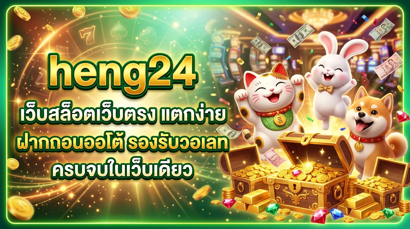 heng24 เว็บสล็อตเว็บตรง แตกง่าย ฝากถอนออโต้